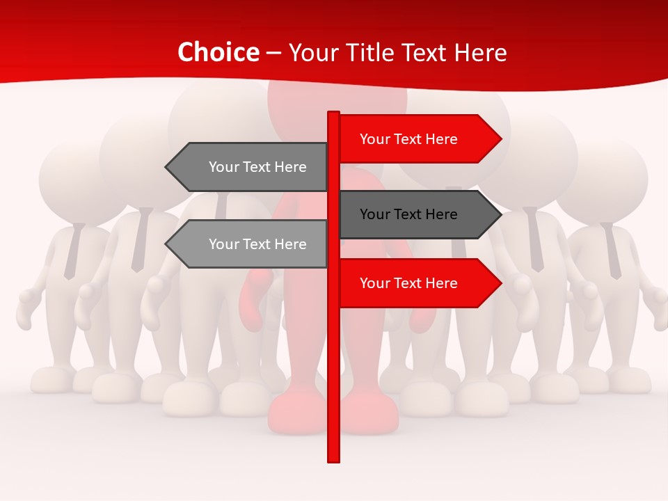 Development White Manager PowerPoint Template
