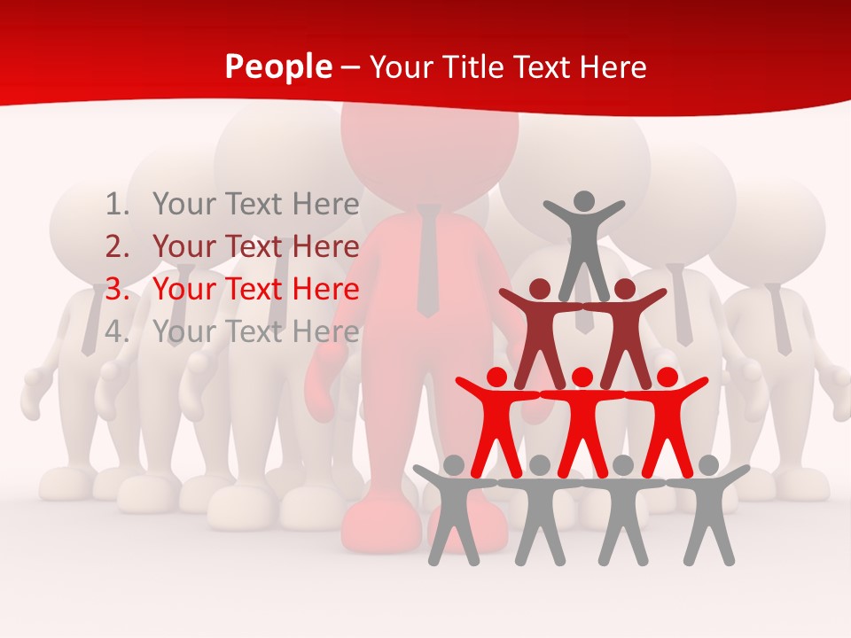 Development White Manager PowerPoint Template