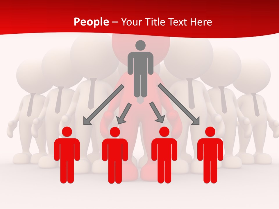 Development White Manager PowerPoint Template