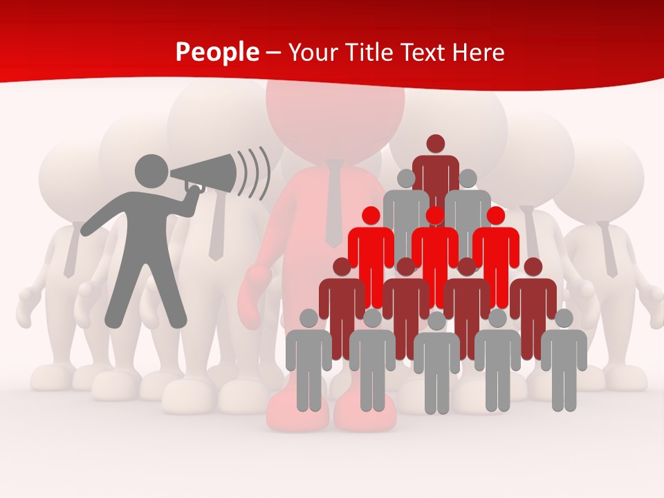 Development White Manager PowerPoint Template