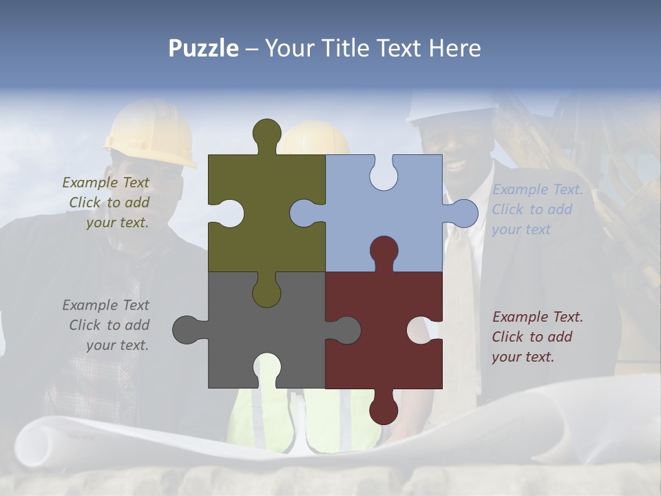 Young Male Occupation PowerPoint Template