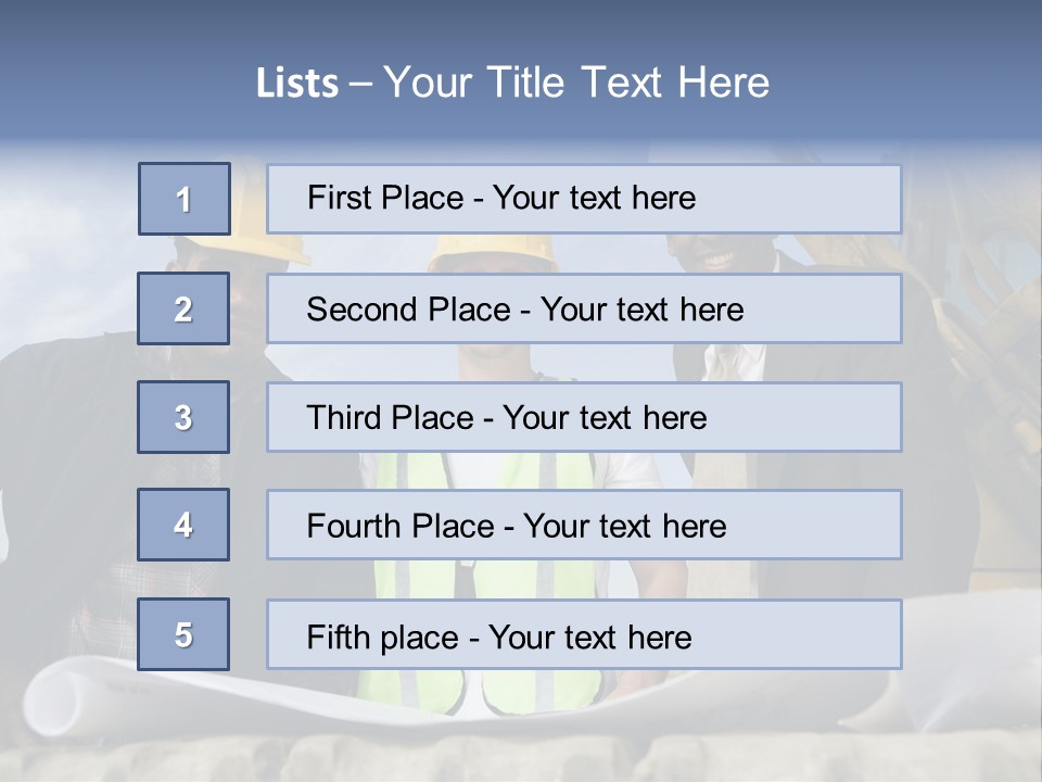 Young Male Occupation PowerPoint Template