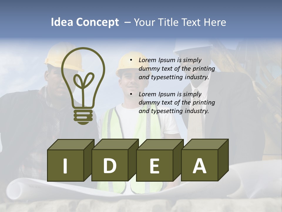 Young Male Occupation PowerPoint Template