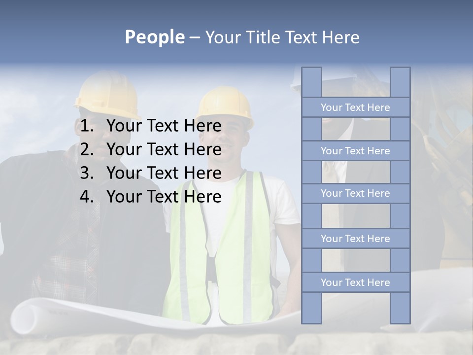 Young Male Occupation PowerPoint Template