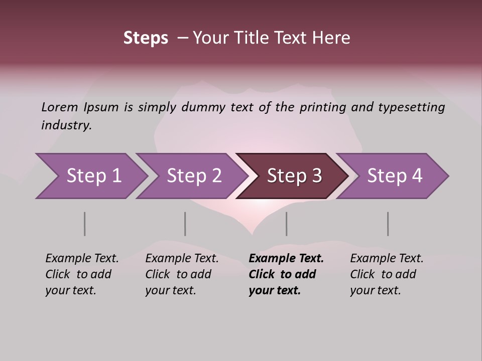 Happiness Harmony Sunset PowerPoint Template