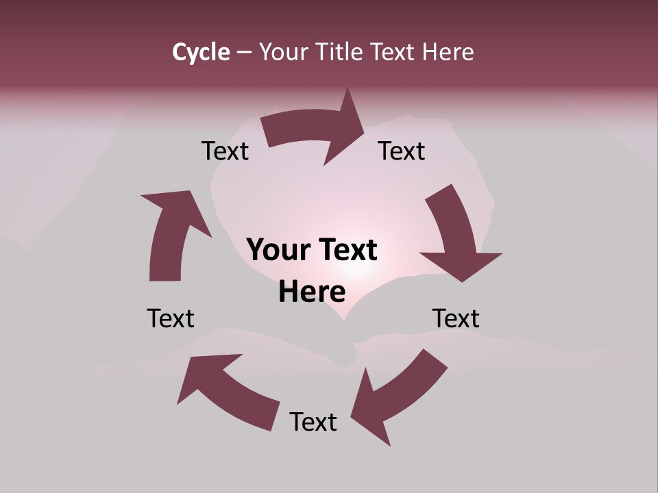 Happiness Harmony Sunset PowerPoint Template