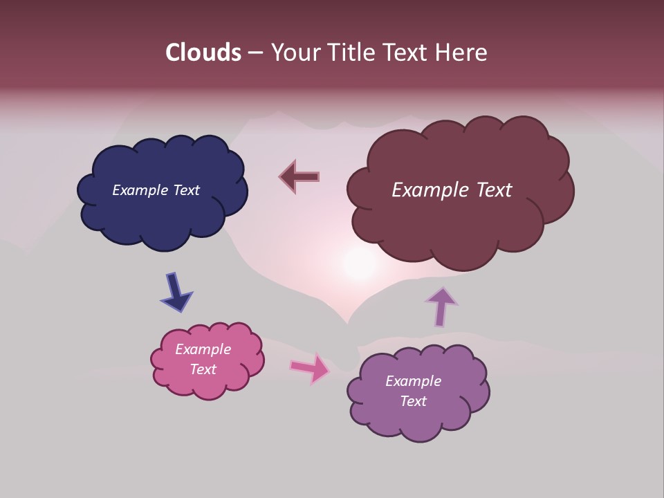 Happiness Harmony Sunset PowerPoint Template