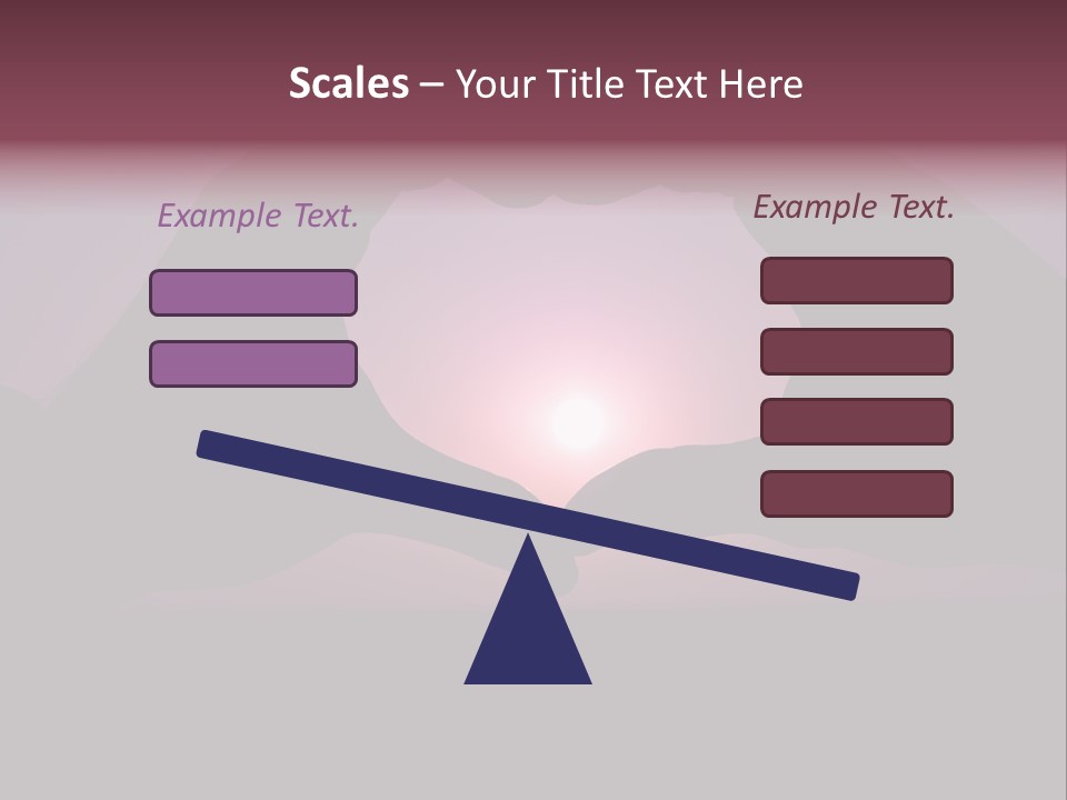Happiness Harmony Sunset PowerPoint Template