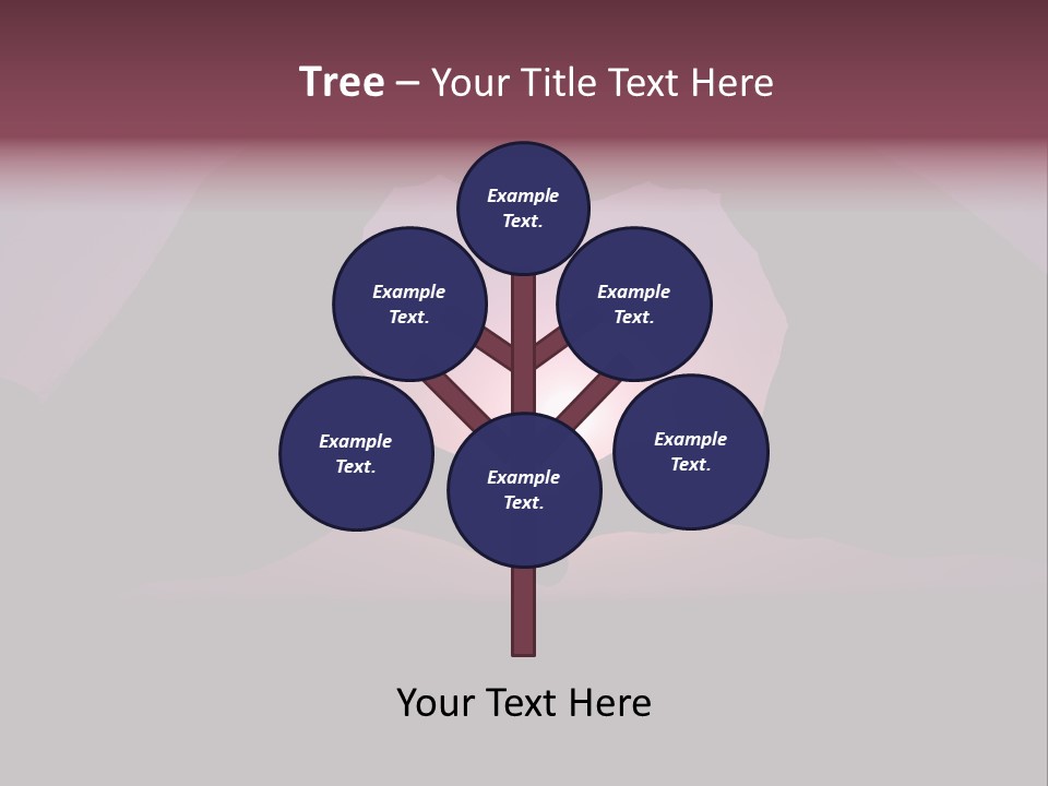 Happiness Harmony Sunset PowerPoint Template