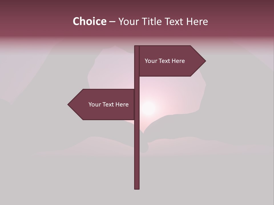 Happiness Harmony Sunset PowerPoint Template