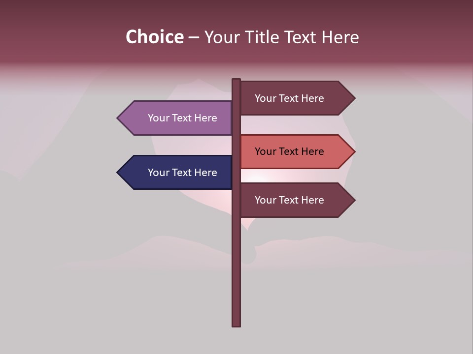 Happiness Harmony Sunset PowerPoint Template