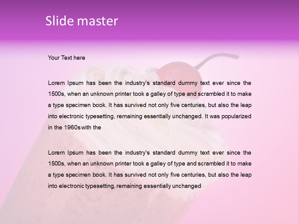 Frozen Design Object PowerPoint Template