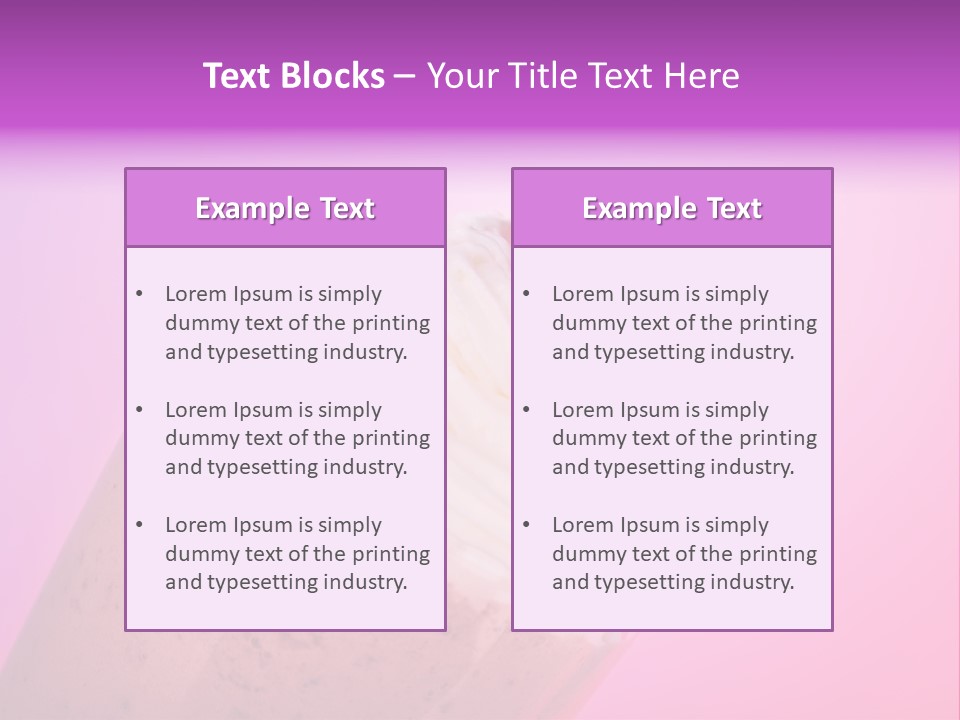 Frozen Design Object PowerPoint Template
