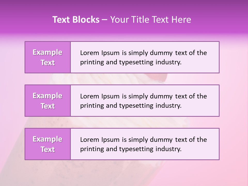 Frozen Design Object PowerPoint Template