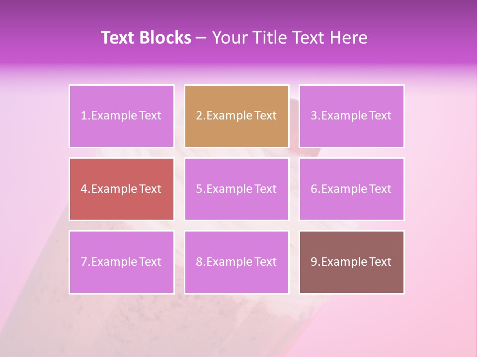 Frozen Design Object PowerPoint Template