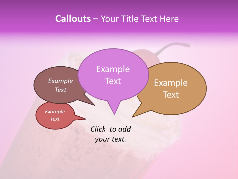 Frozen Design Object PowerPoint Template