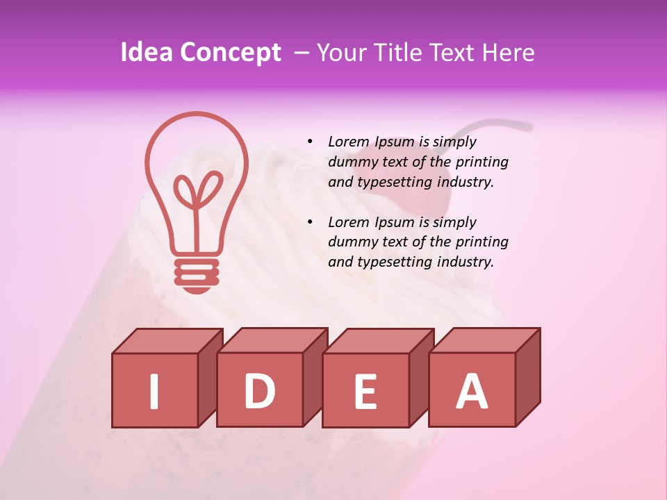 Frozen Design Object PowerPoint Template