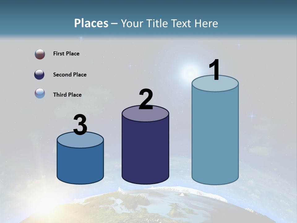 Nobody Blue Render PowerPoint Template