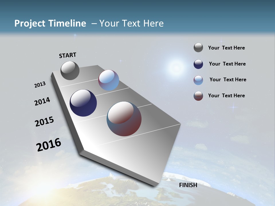 Nobody Blue Render PowerPoint Template
