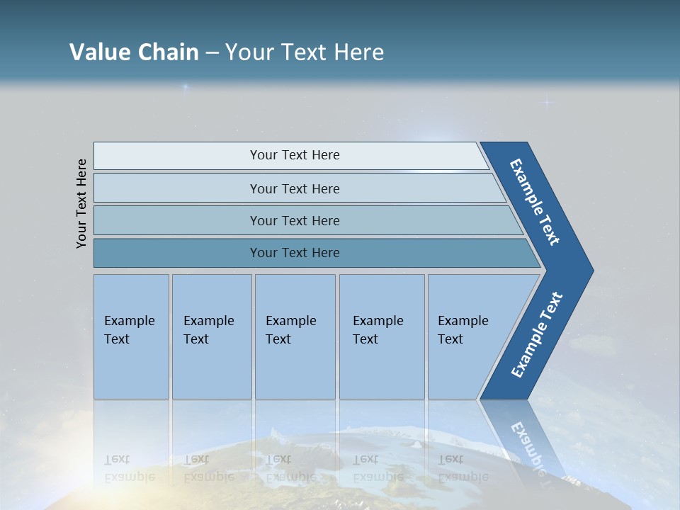 Nobody Blue Render PowerPoint Template