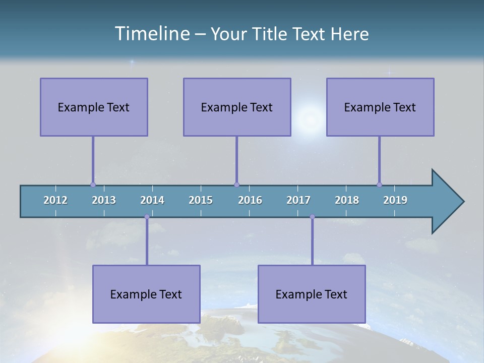 Nobody Blue Render PowerPoint Template