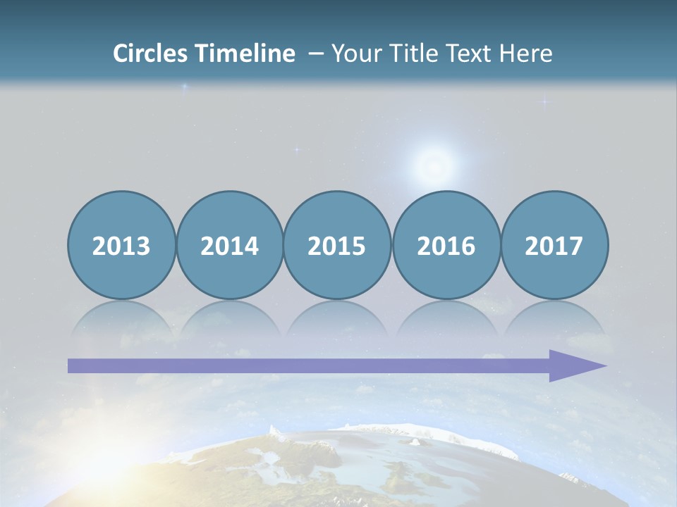 Nobody Blue Render PowerPoint Template