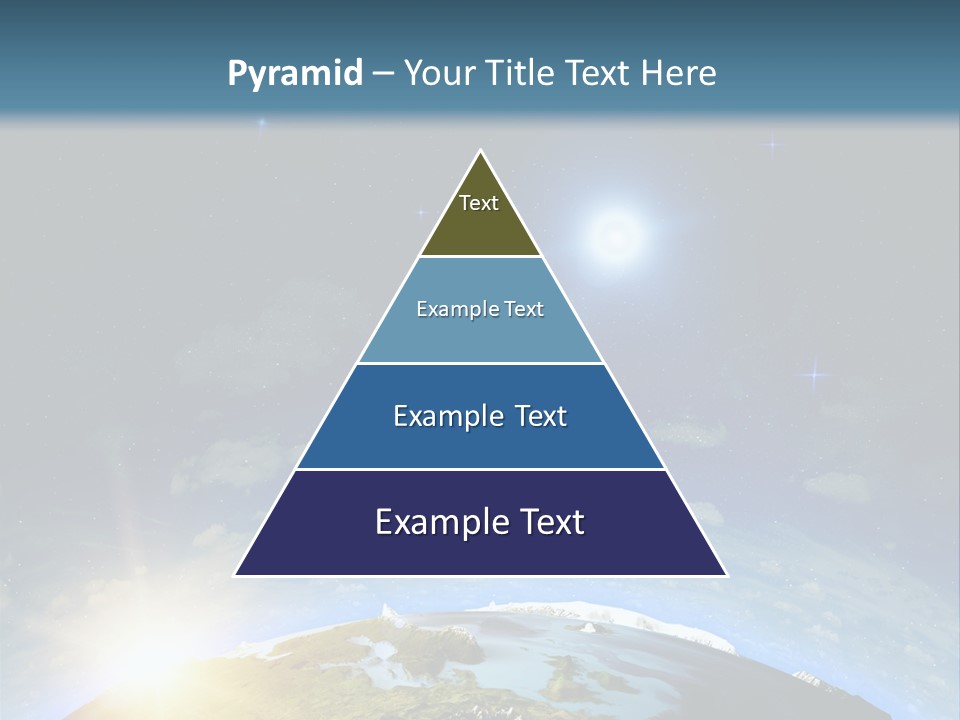 Nobody Blue Render PowerPoint Template