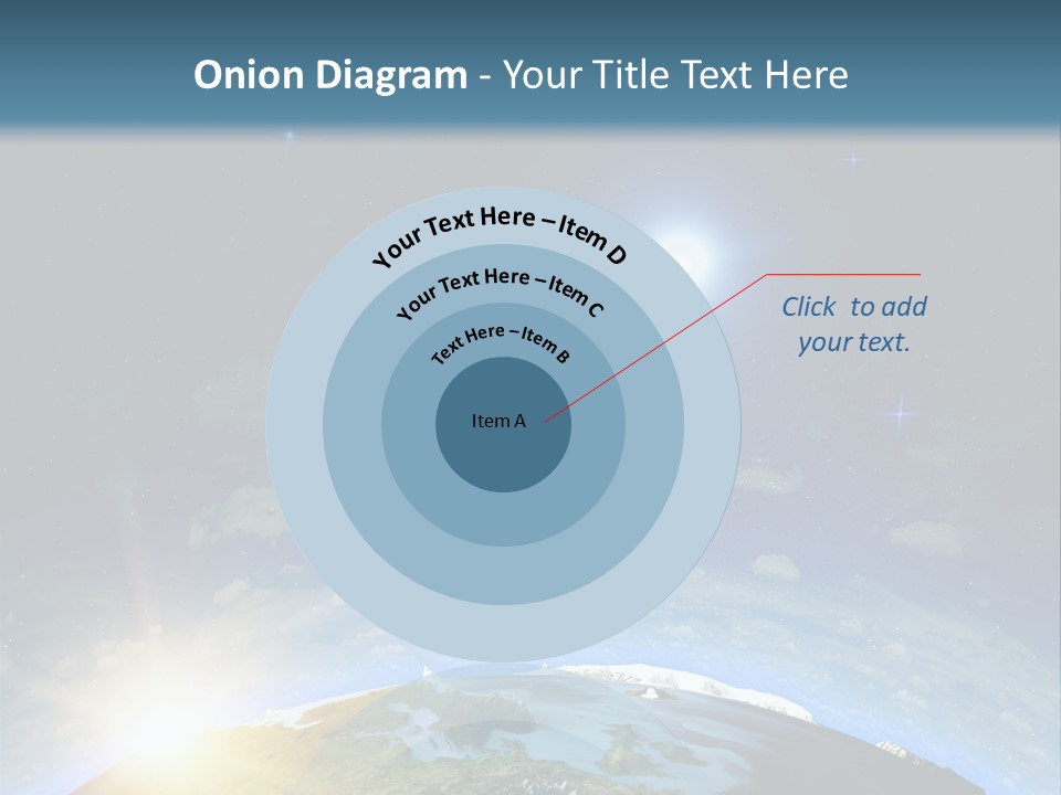 Nobody Blue Render PowerPoint Template