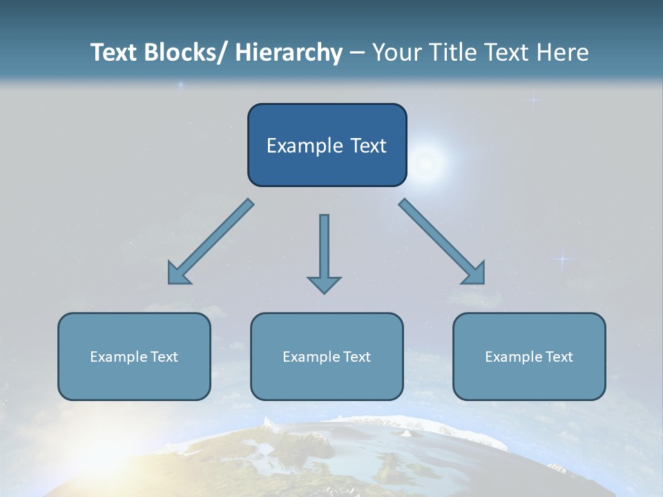 Nobody Blue Render PowerPoint Template