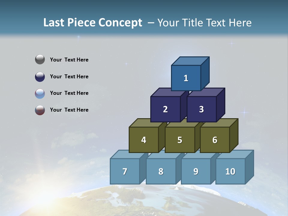 Nobody Blue Render PowerPoint Template