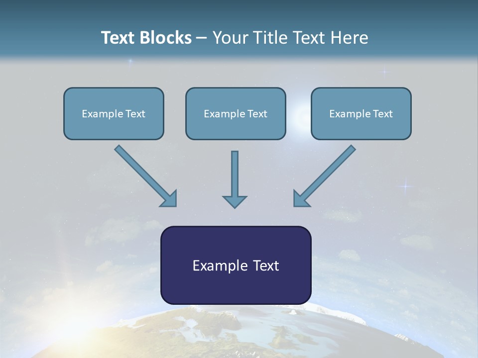 Nobody Blue Render PowerPoint Template