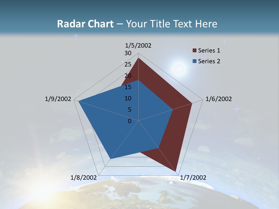 Nobody Blue Render PowerPoint Template