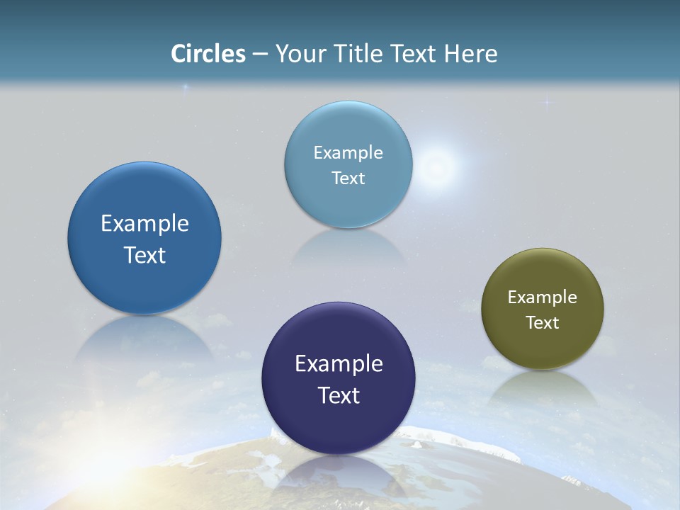 Nobody Blue Render PowerPoint Template