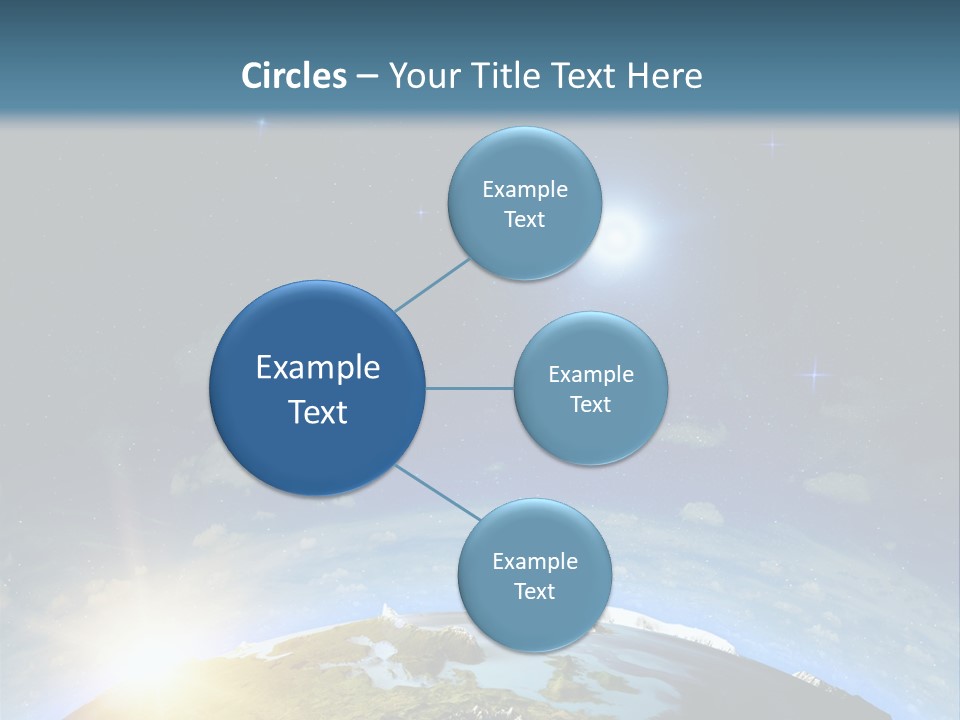 Nobody Blue Render PowerPoint Template