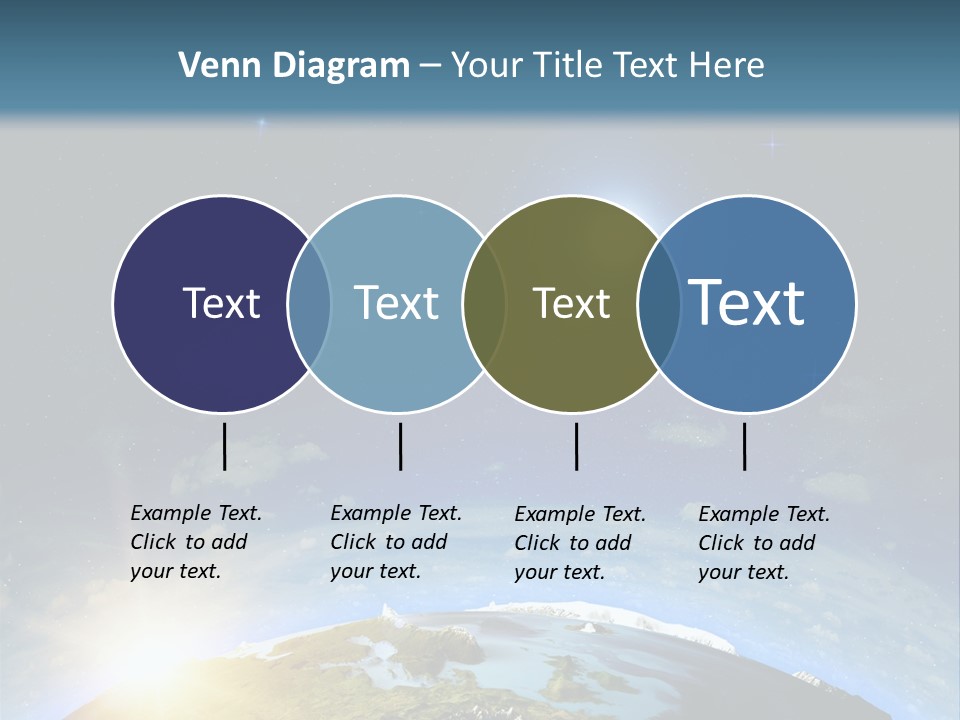 Nobody Blue Render PowerPoint Template
