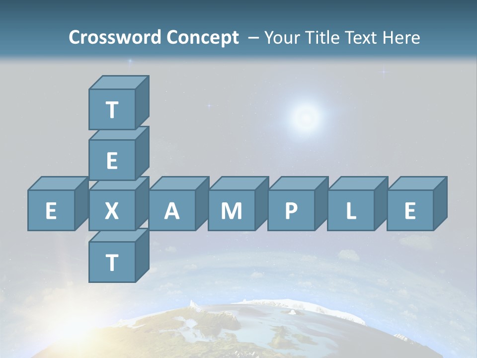 Nobody Blue Render PowerPoint Template
