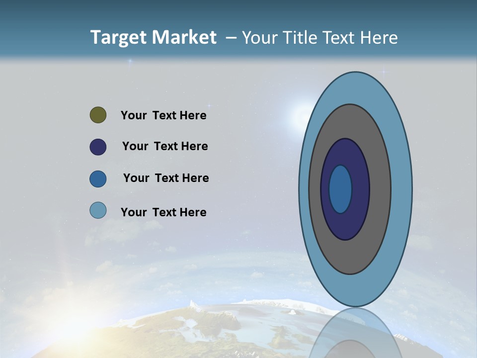 Nobody Blue Render PowerPoint Template