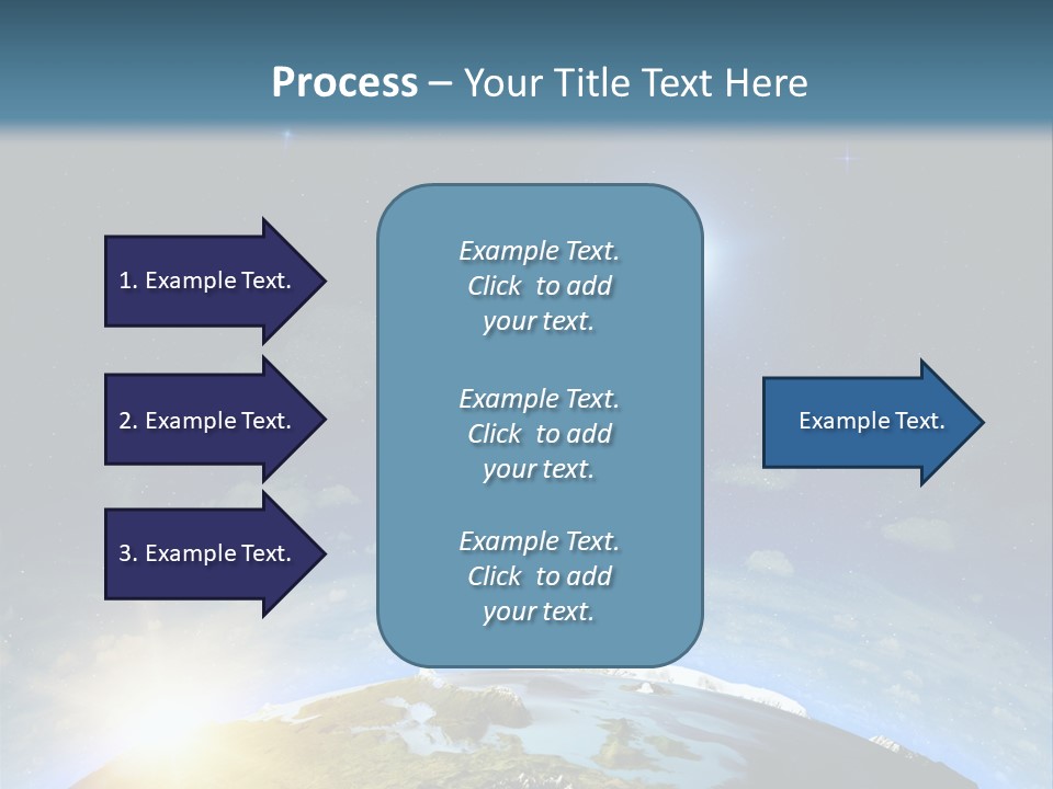 Nobody Blue Render PowerPoint Template
