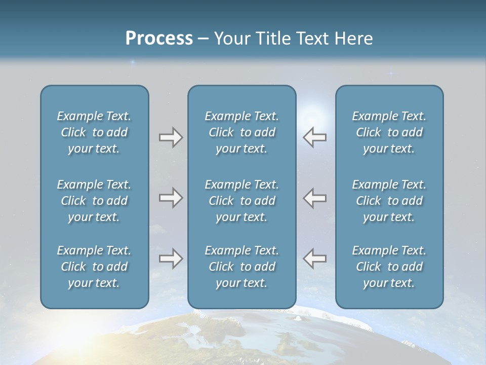 Nobody Blue Render PowerPoint Template