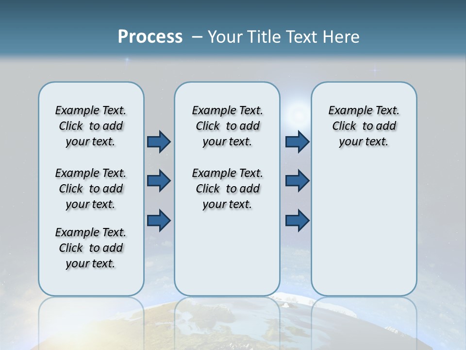 Nobody Blue Render PowerPoint Template