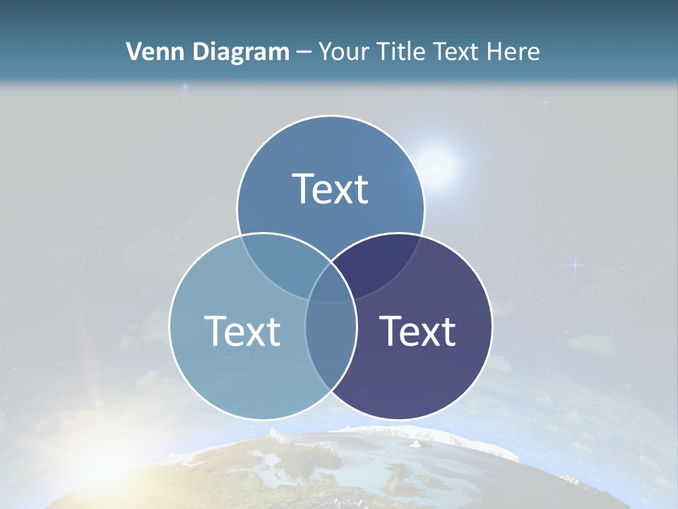 Nobody Blue Render PowerPoint Template