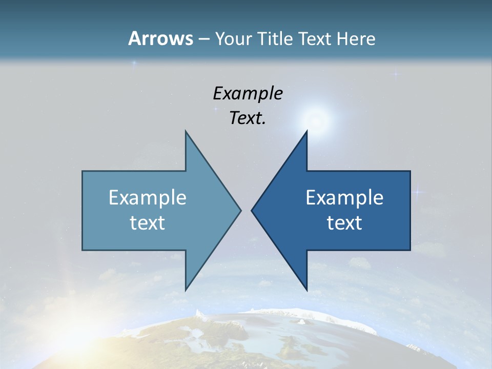 Nobody Blue Render PowerPoint Template