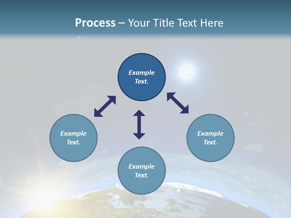 Nobody Blue Render PowerPoint Template