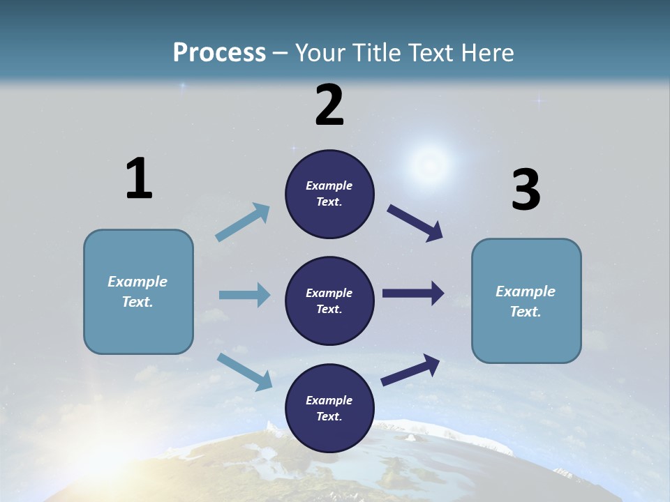 Nobody Blue Render PowerPoint Template