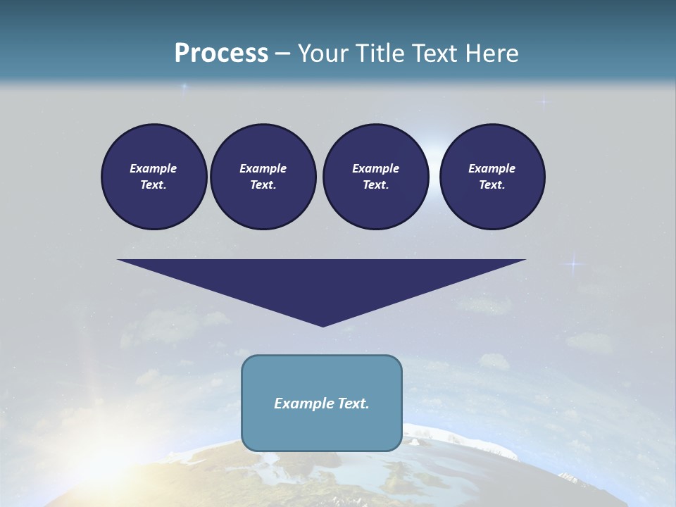 Nobody Blue Render PowerPoint Template