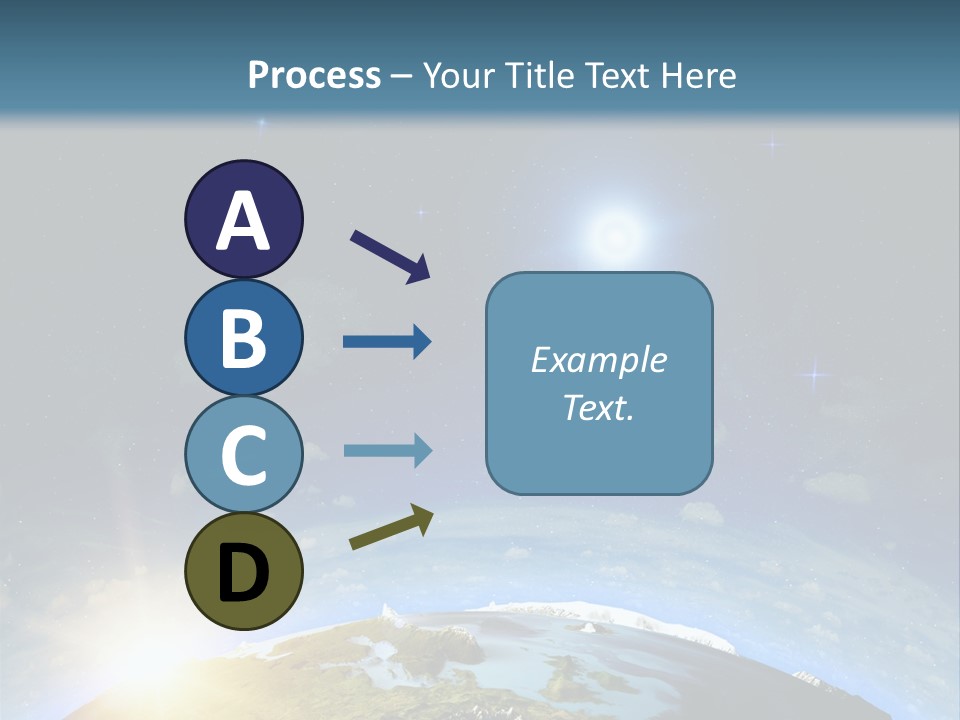 Nobody Blue Render PowerPoint Template