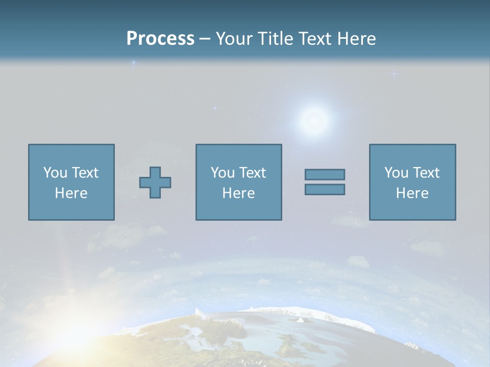 Nobody Blue Render PowerPoint Template