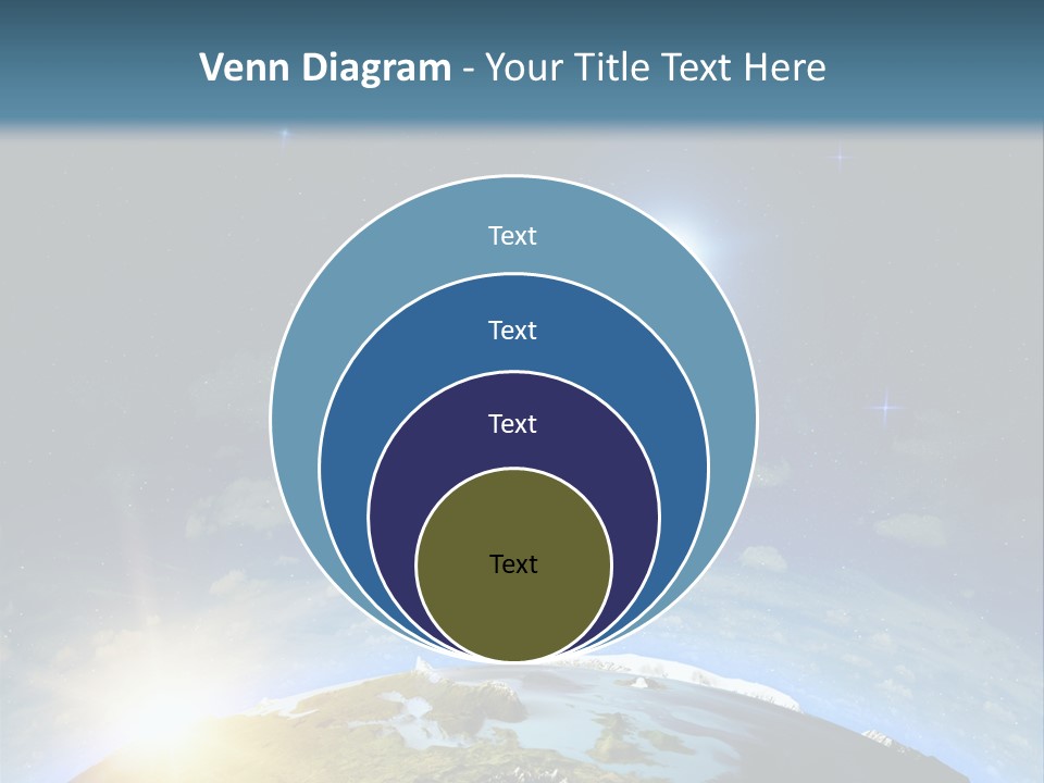 Nobody Blue Render PowerPoint Template