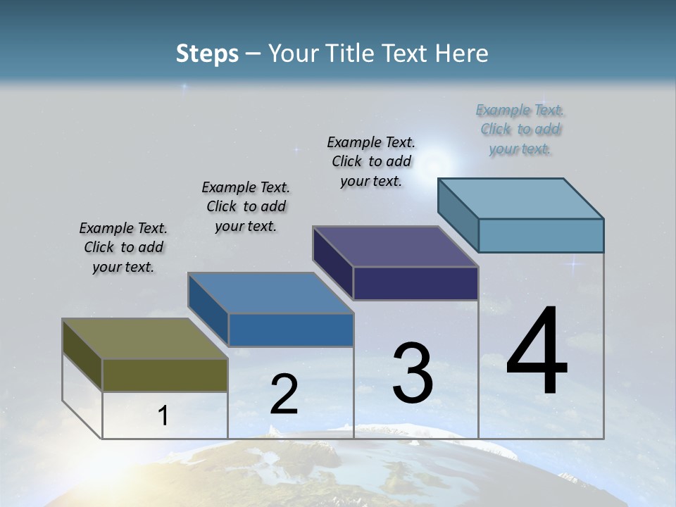 Nobody Blue Render PowerPoint Template