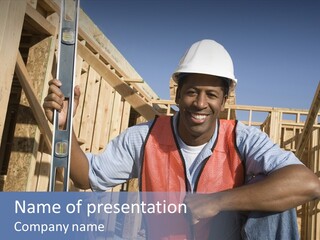 Wooden American Construction PowerPoint Template